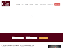 Tablet Screenshot of casaluna.com.au